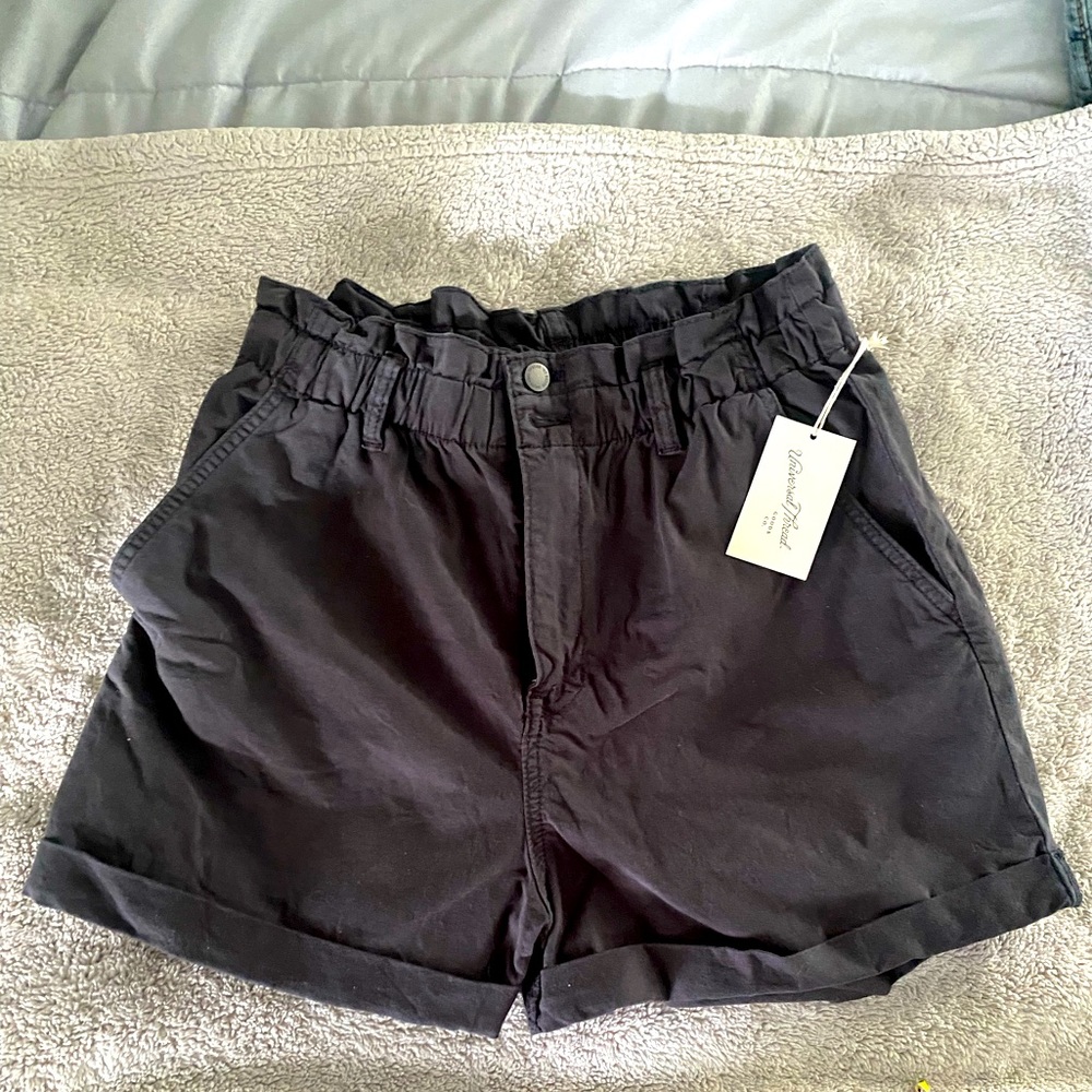 Women's High-Rise Shorts - Universal Thread Medium, Charcoal, NWT